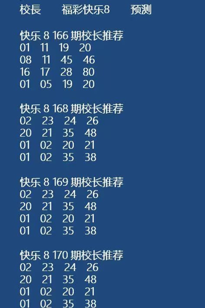 6.29快乐8名家分享