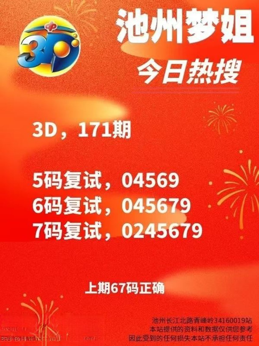 6.30福彩3D名家分享