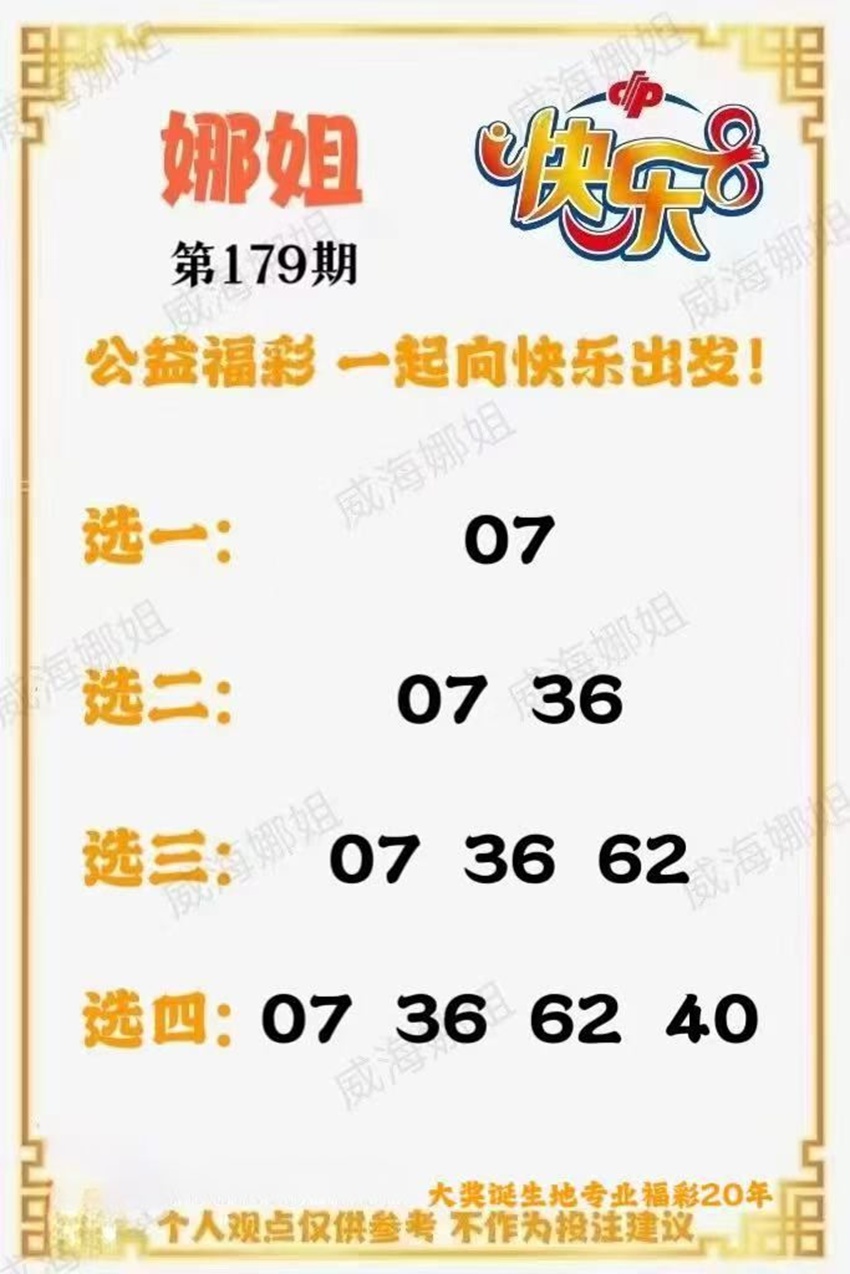 7.8快乐8名家分享