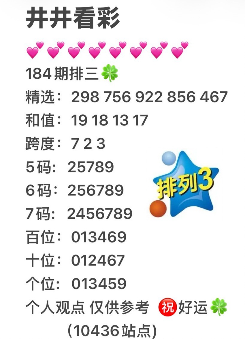 7.13排列三名家分享