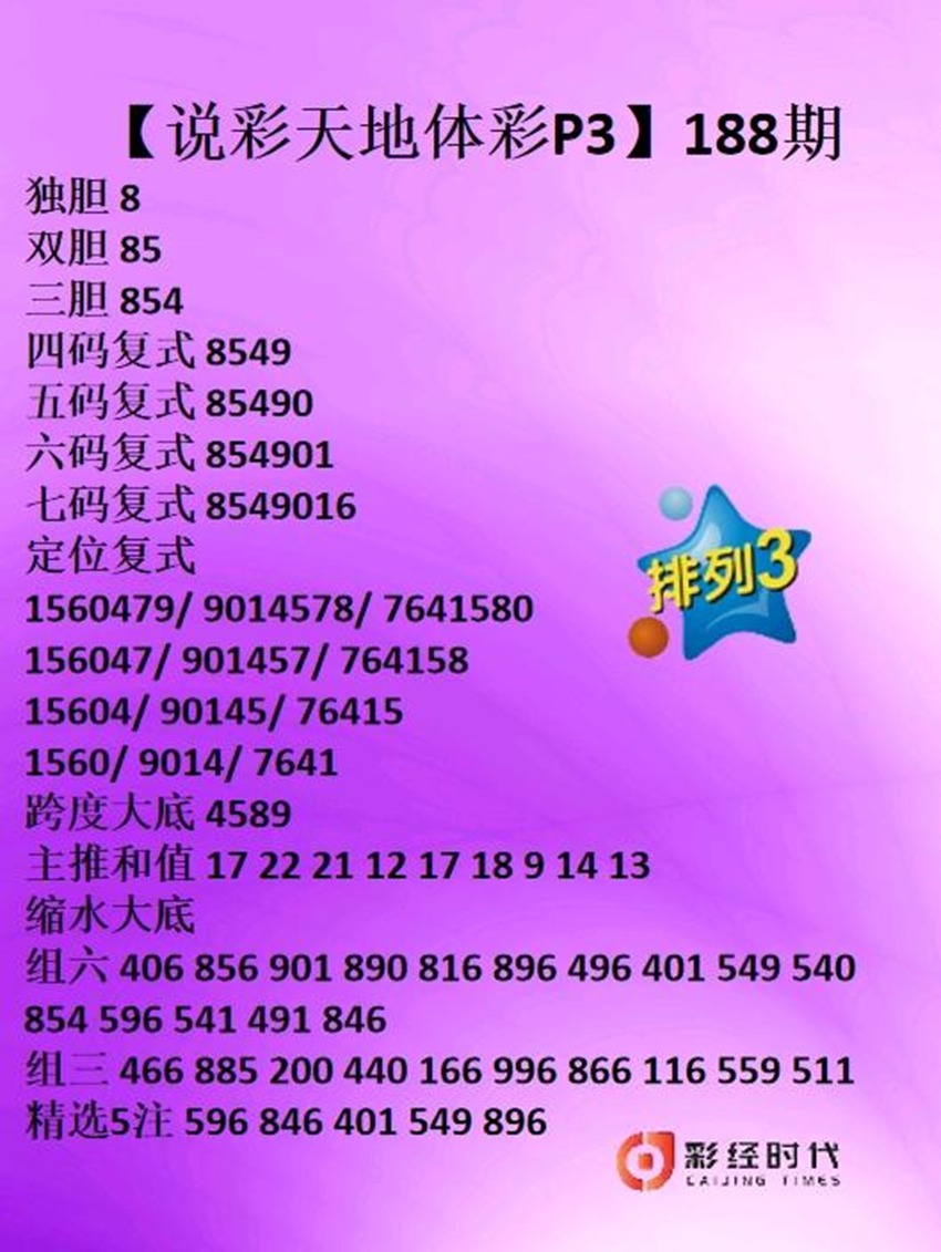 7.17排列三名家分享