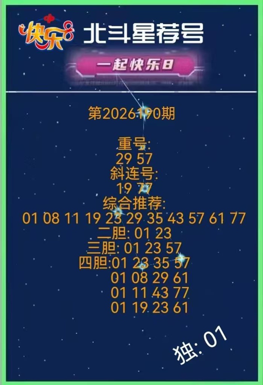 7.19快乐8名家分享