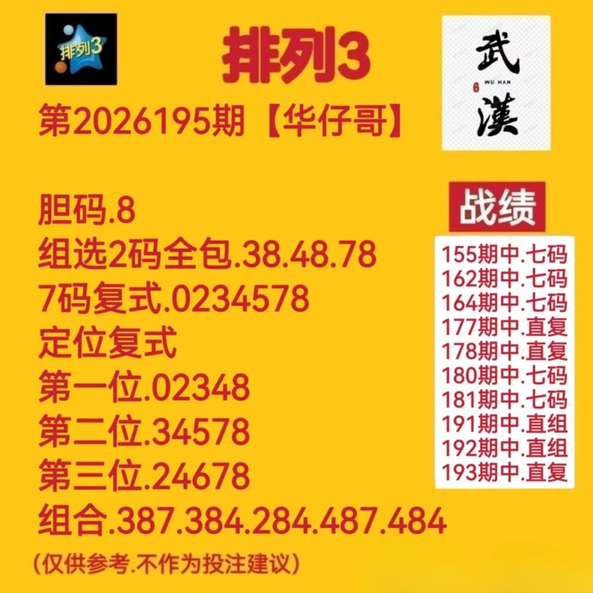7.24排列三名家分享