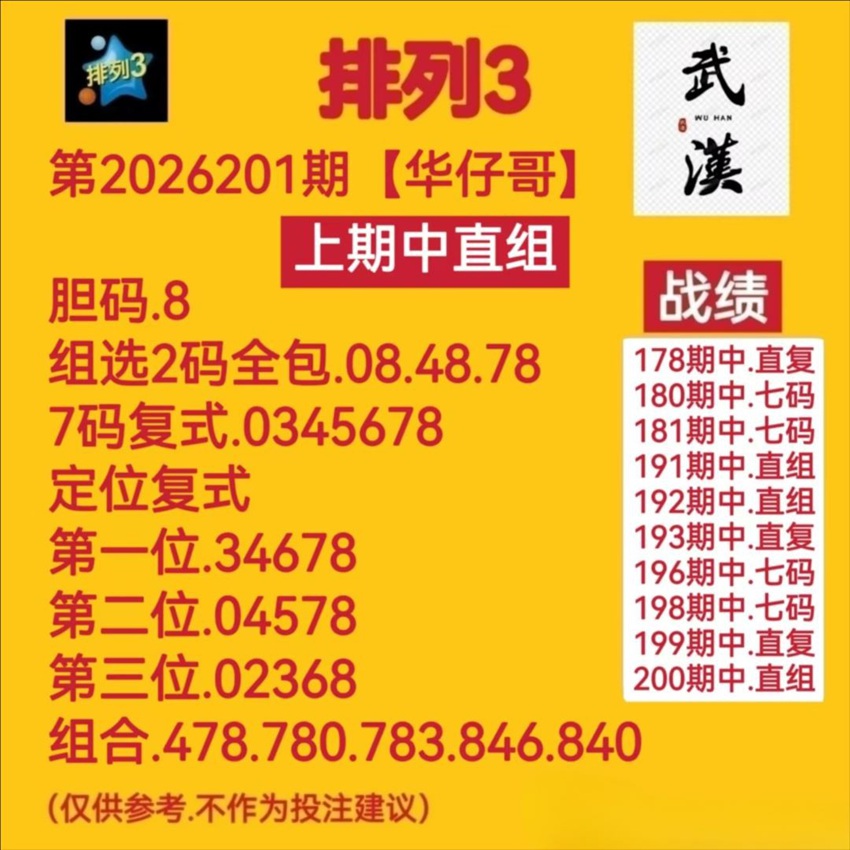7.30排列三名家分享