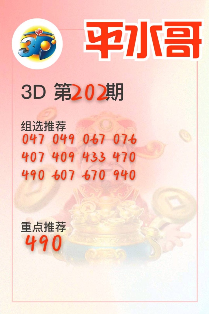 7.31福彩3D名家分享
