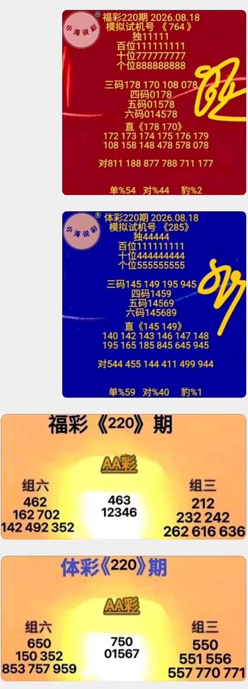 2026220期小海说彩福彩3D分析推荐