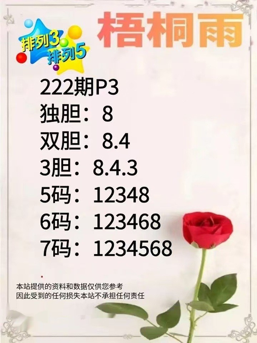 2026222期梧桐雨排列三推荐