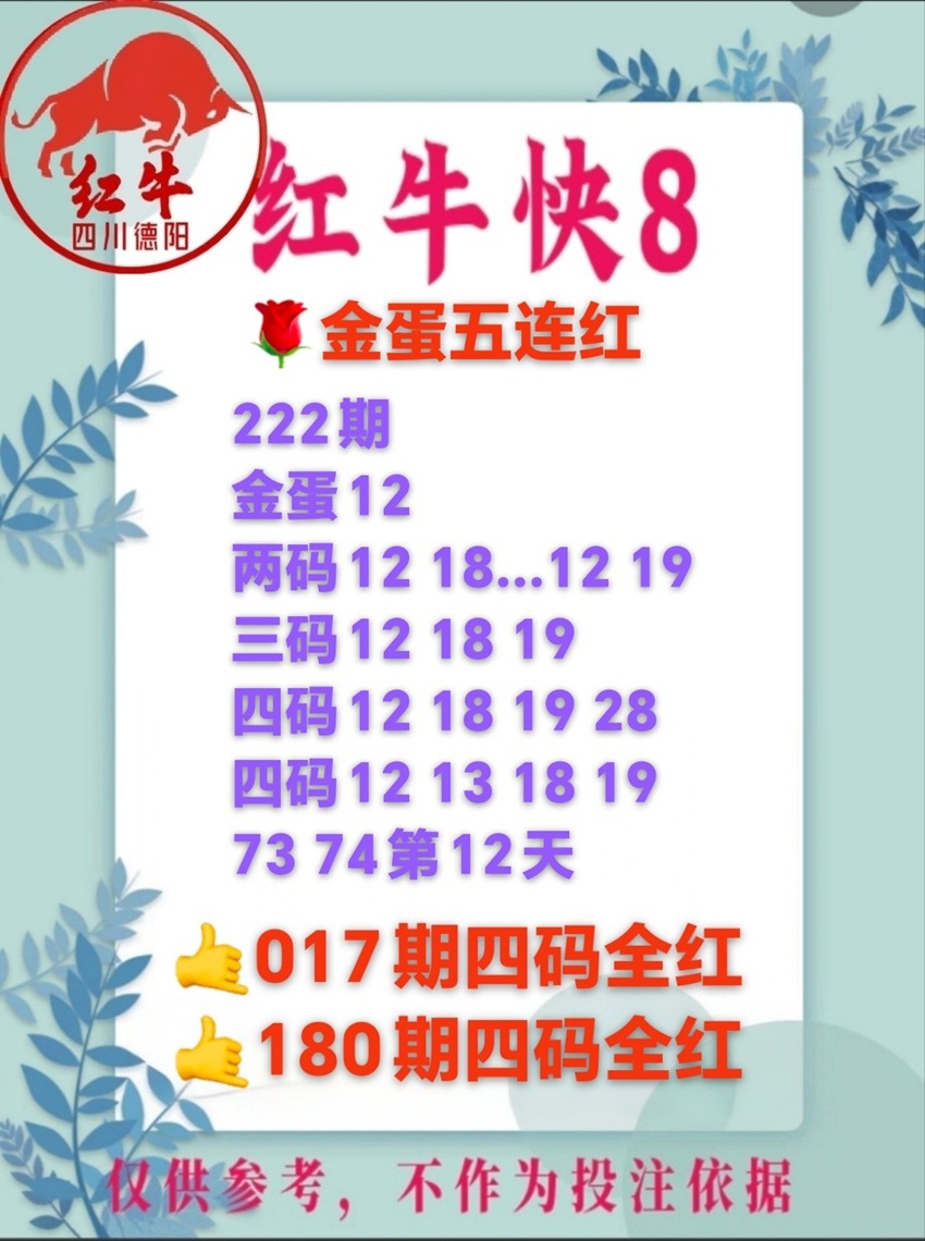 2026222期四川德阳红牛福彩快乐8分析推荐
